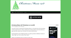 Desktop Screenshot of christmasmusic247.com